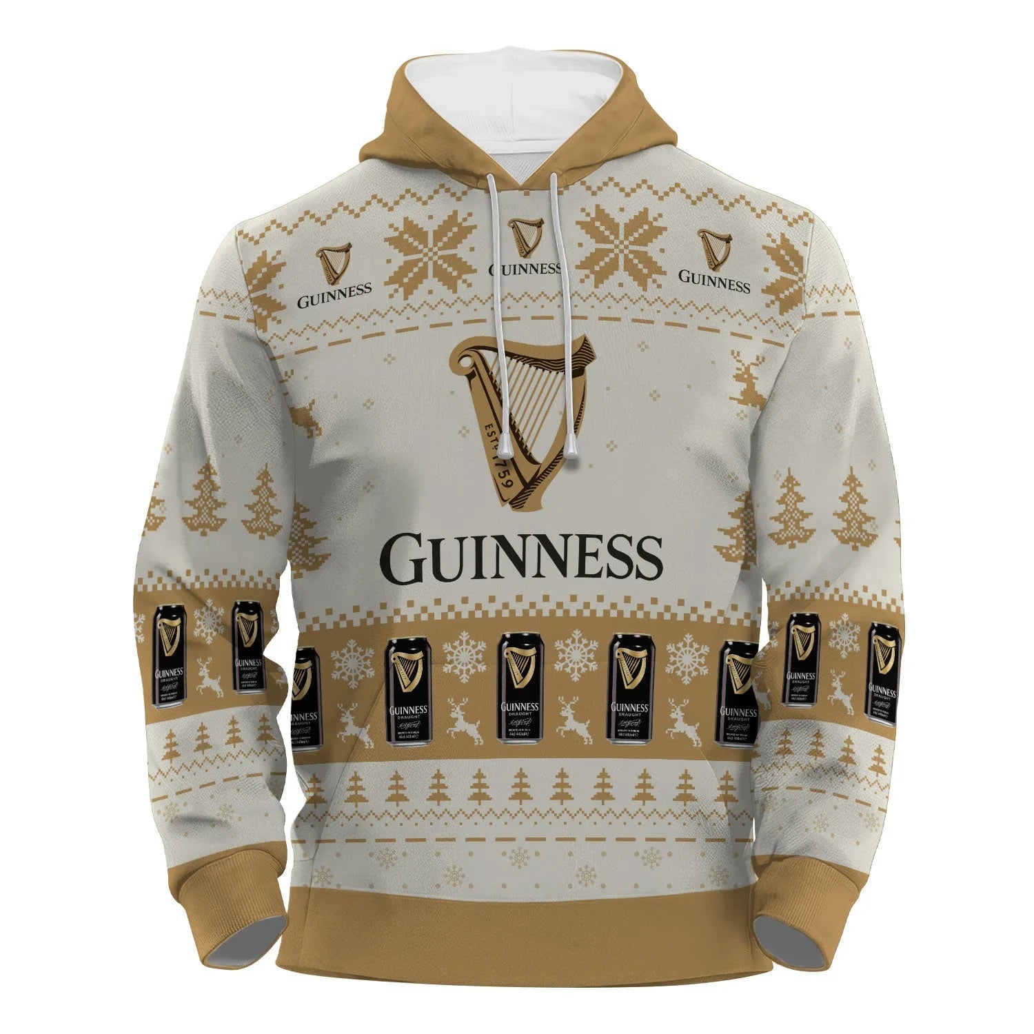 Guinness Snowy Sips Pullover & Zip Hoodie