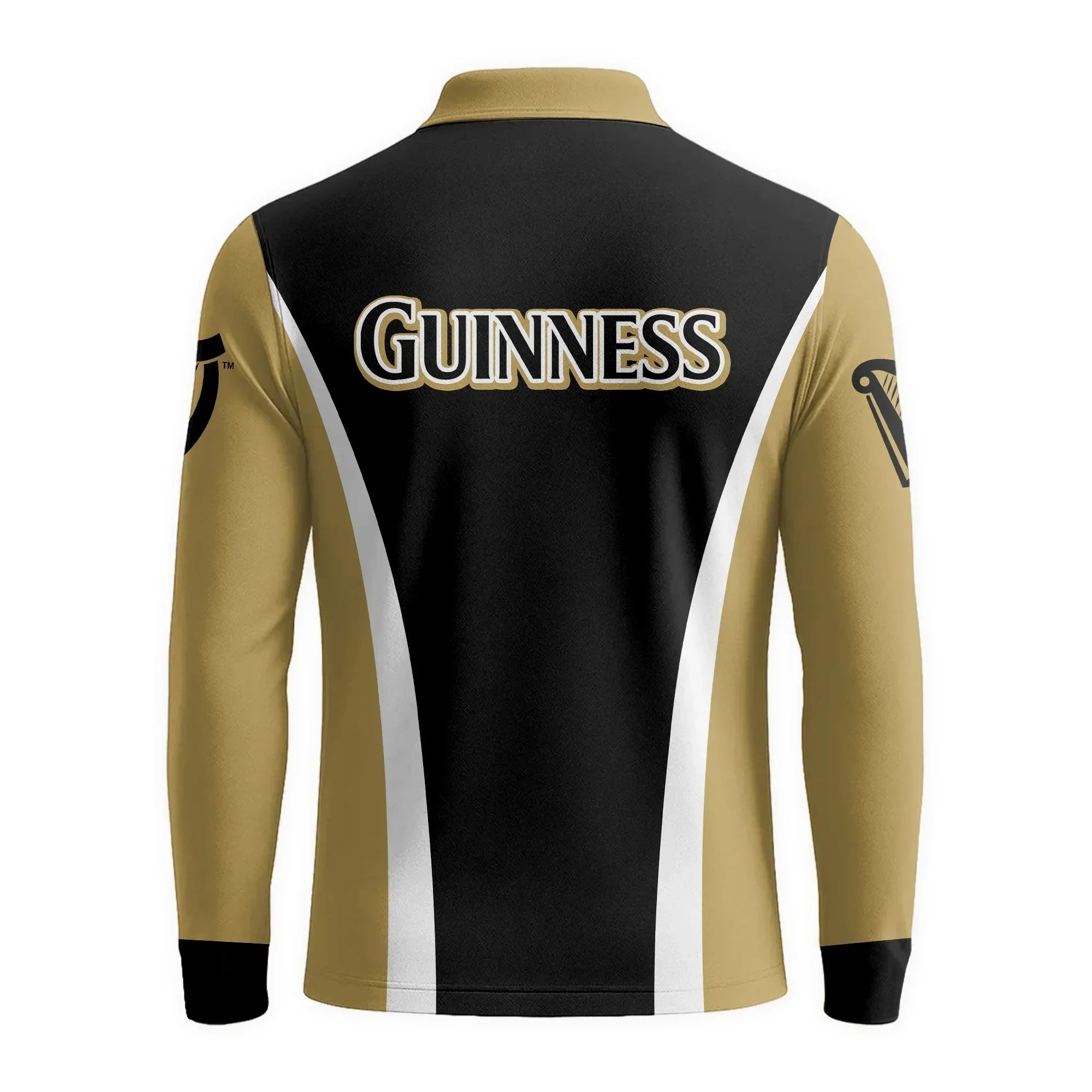 Guinness Summit Flow Golf Long Sleeve Polo Shirt | Guinness Polo Shirt