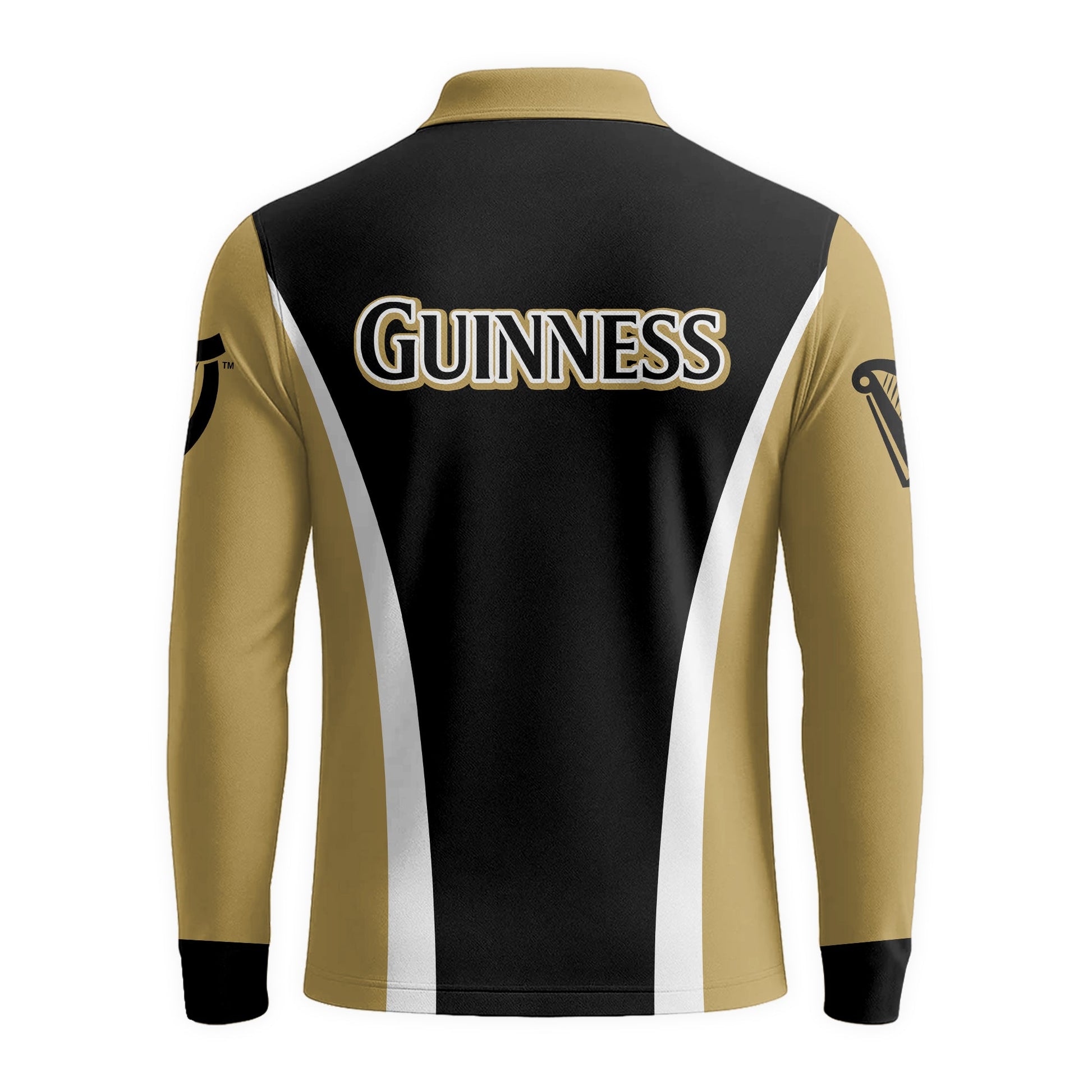  Guinness Summit Flow Golf Long Sleeve Polo Shirt
