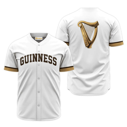 Guinness White Jersey Shirt - VinoVogue.com