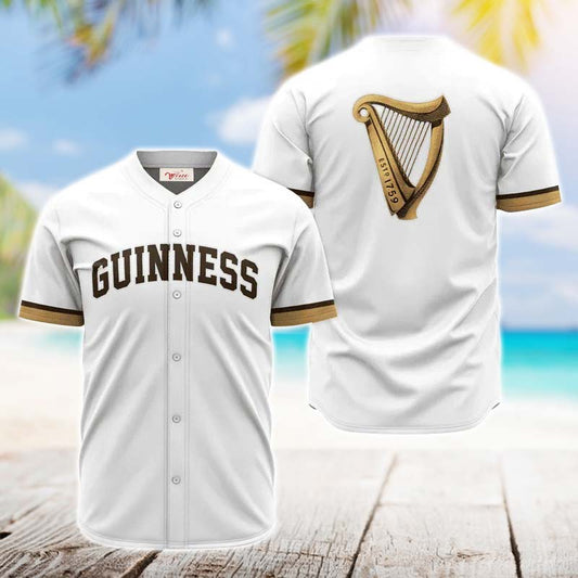 Guinness White Jersey Shirt - VinoVogue.com