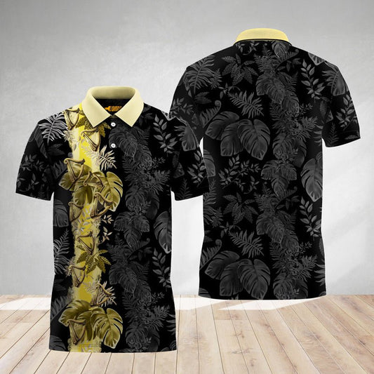 Guinness Tropical Alocasia Polo Shirt - VinoVogue.com