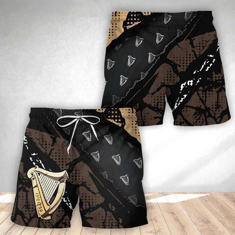 Halftone Guinness Swim Trunks - VinoVogue.com