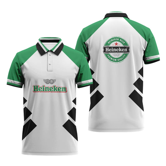 Heineken Bold Line Polo Shirt