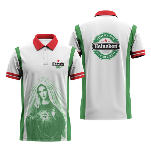Heineken Sacred Maria Polo Shirt
