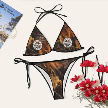 Heineken Savage Heat Triangle Beach Bikini - VinoVogue.com
