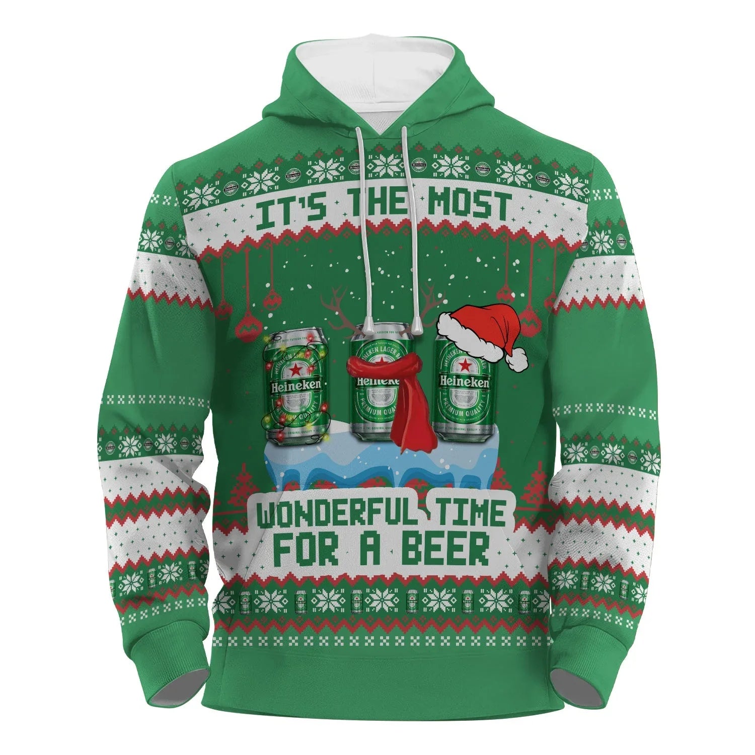 Heineken The Most Wonderful Time Pullover & Zip Hoodie