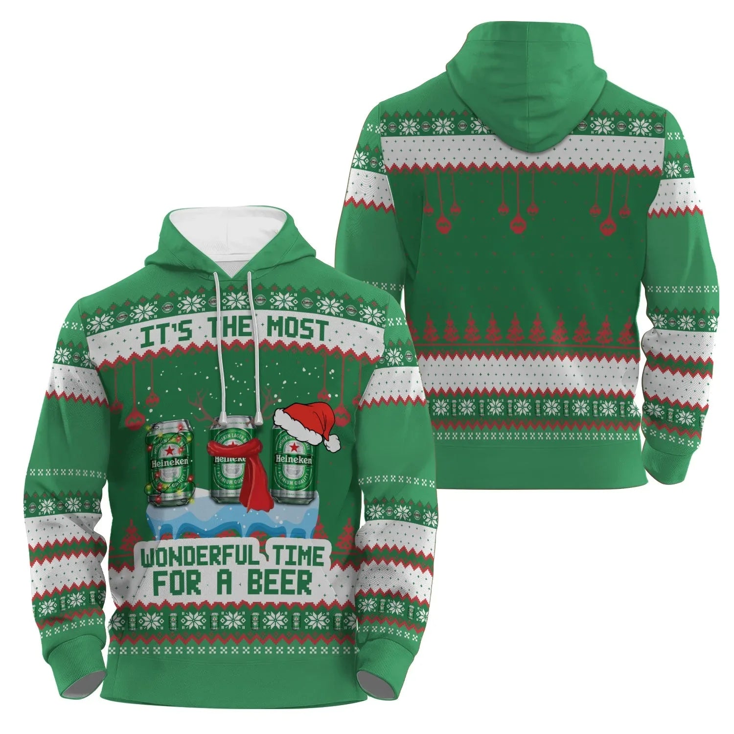 Heineken The Most Wonderful Time Pullover & Zip Hoodie