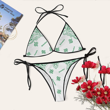 Heineken Wild Paisley Triangle Beach Bikini - VinoVogue.com