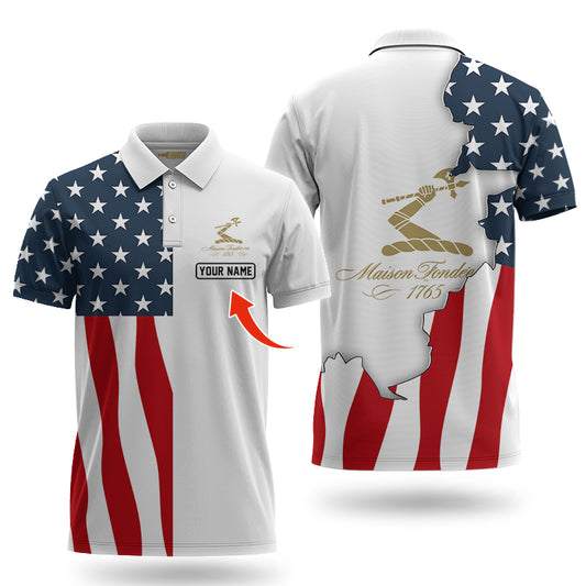 Personalized Hennessy Fourth Of July Polo Shirt