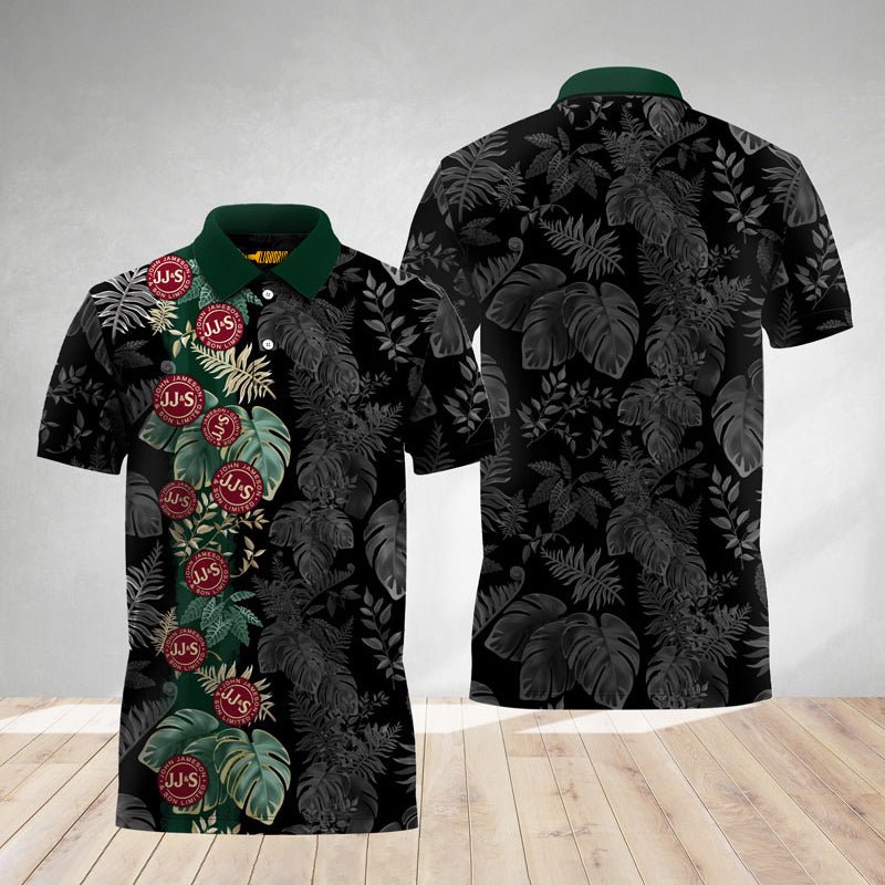 Jameson Tropical Alocasia Polo Shirt - VinoVogue.com