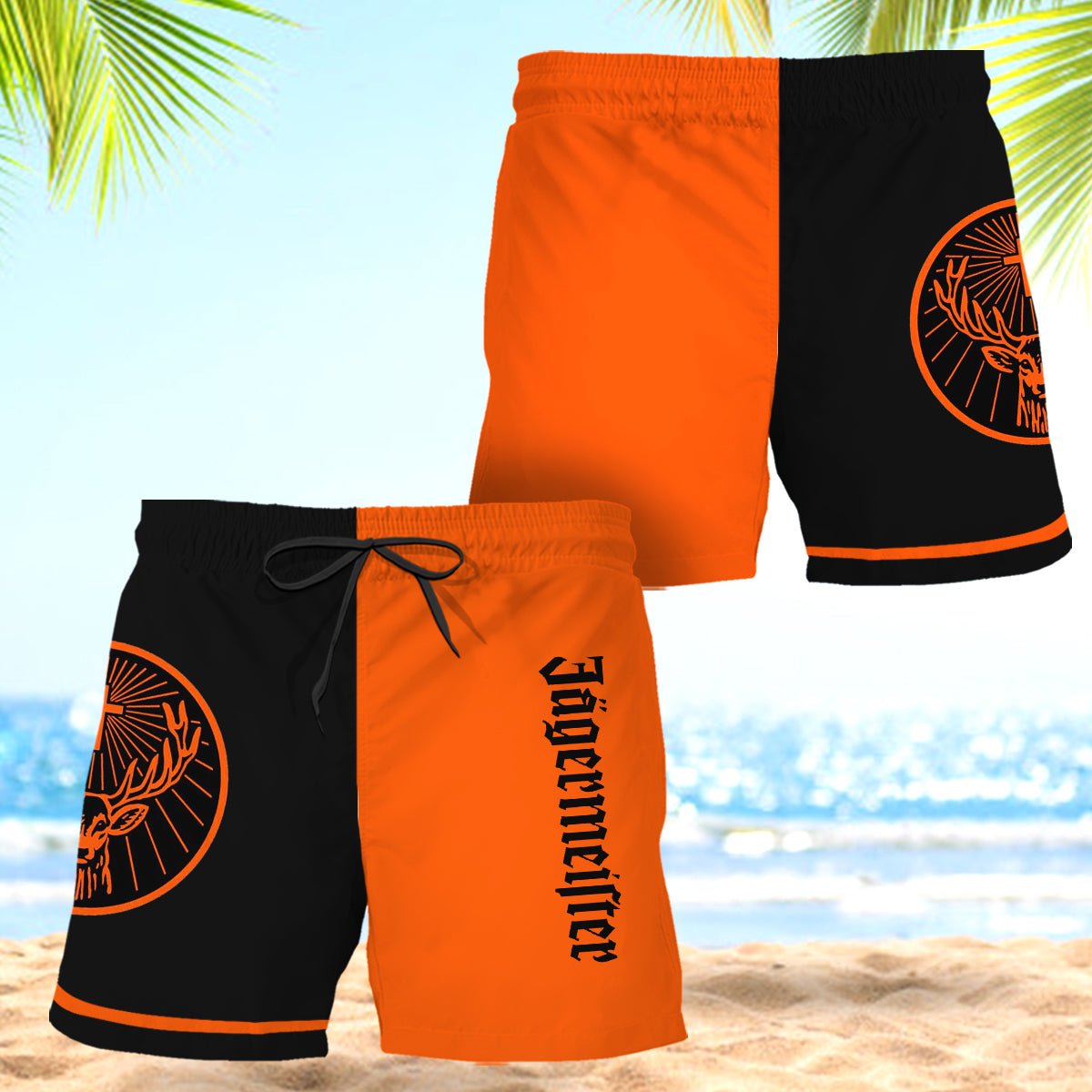 Jagermeister Basic Colorful Swim Trunks - VinoVogue.com