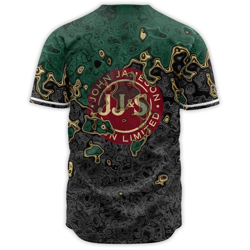 Holographic Colorful Jameson Baseball Jersey - VinoVogue.com