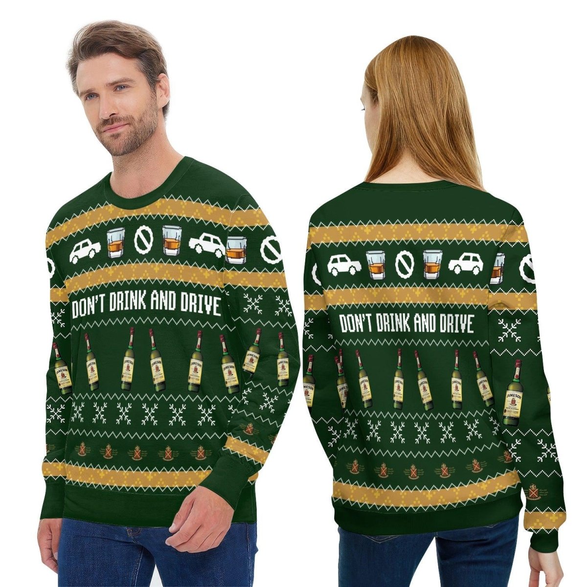 Jameson Don't Drink And Drive Ugly Sweater - VinoVogue.com