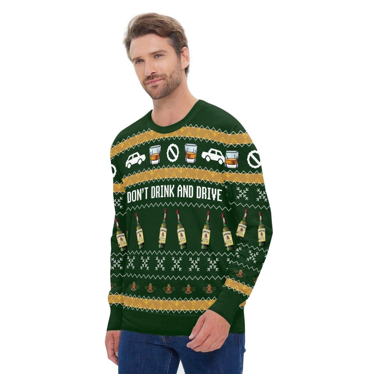 Jameson Don't Drink And Drive Ugly Sweater - VinoVogue.com