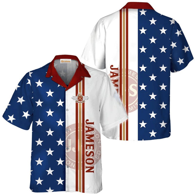 Jameson Fourth Of July Hawaiian Shirt - VinoVogue.com