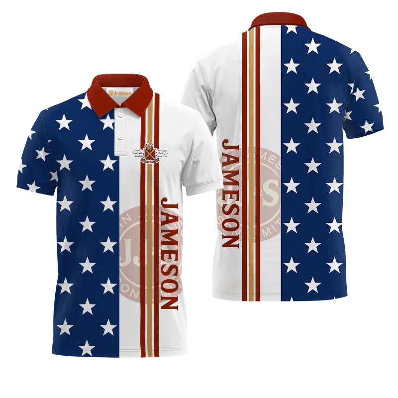 Jameson Fourth Of July Polo Shirt - VinoVogue.com