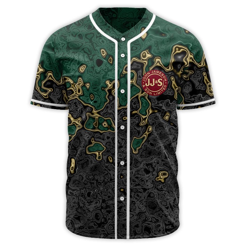 Holographic Colorful Jameson Baseball Jersey - VinoVogue.com