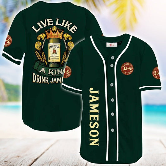 Jameson Live Like A King Baseball Jersey - VinoVogue.com