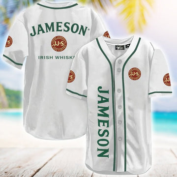 Jameson White Baseball Jersey - VinoVogue.com