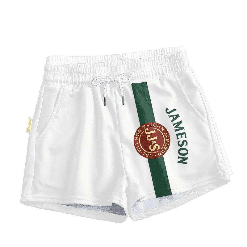 Jameson White Basic Women's Casual Shorts - VinoVogue.com