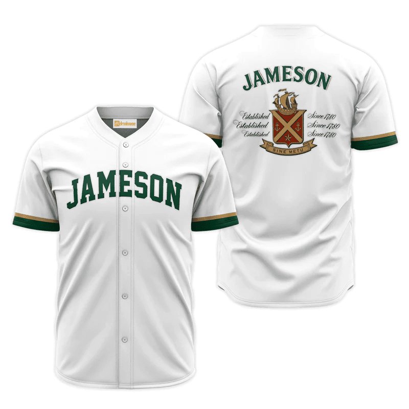 Jameson White Jersey Shirt - VinoVogue.com