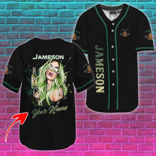 Personalized Jameson's Sweet Lady Baseball Jersey - VinoVogue.com