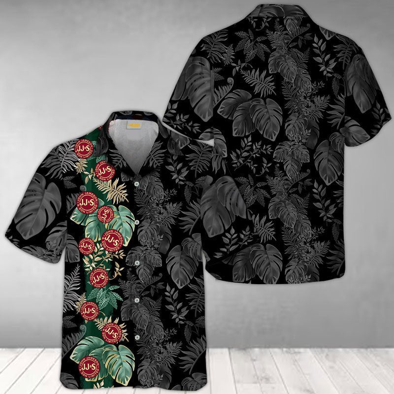 Jameson Tropical Palm Leaves Hawaiian Shirt - VinoVogue.com