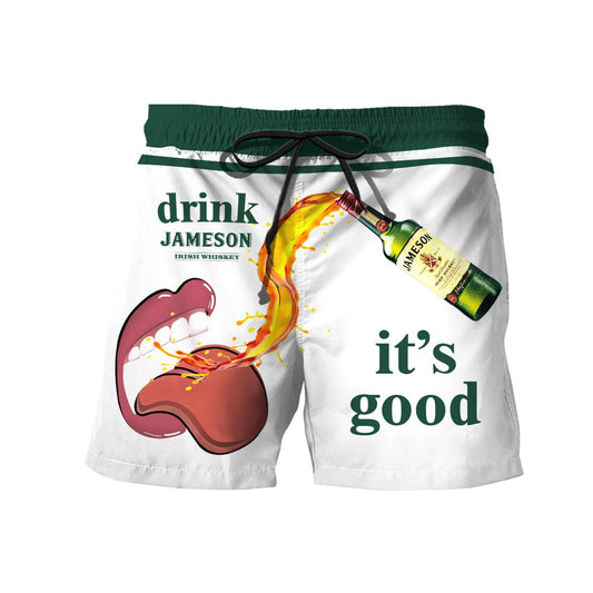 Drink Jameson It's Good Swim Trunks - VinoVogue.com