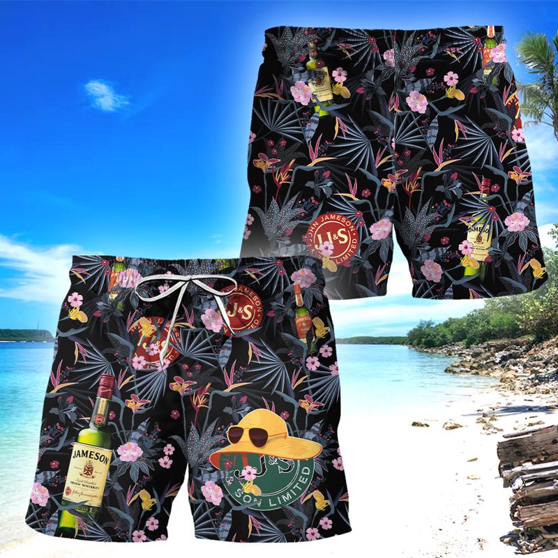 Jameson Floral Summer Swim Trunks - VinoVogue.com