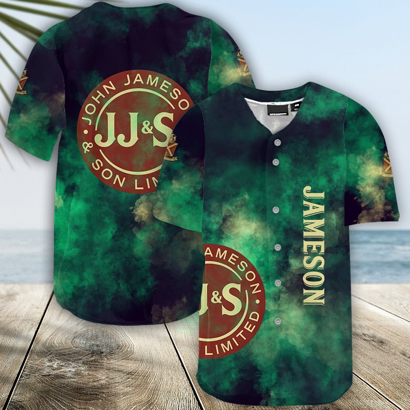 Jameson Colorful Smoke Jersey Shirt - VinoVogue.com