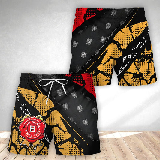 Halftone Jim Beam Swim Trunks - VinoVogue.com