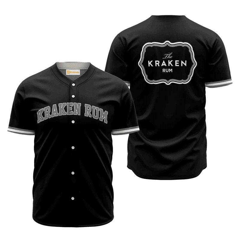 Kraken Rum Black Basic Jersey Shirt - VinoVogue.com