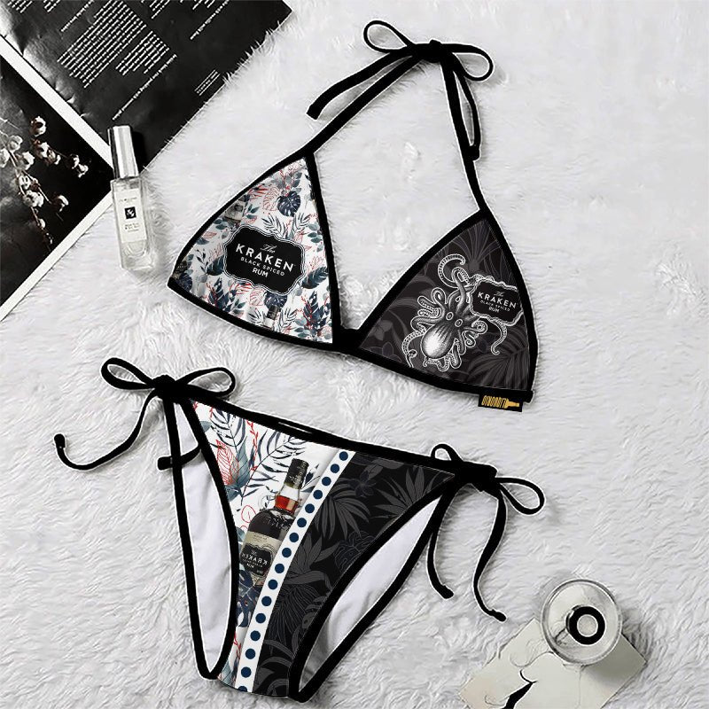 Kraken Rum Triangle Beach Bikini - VinoVogue.com