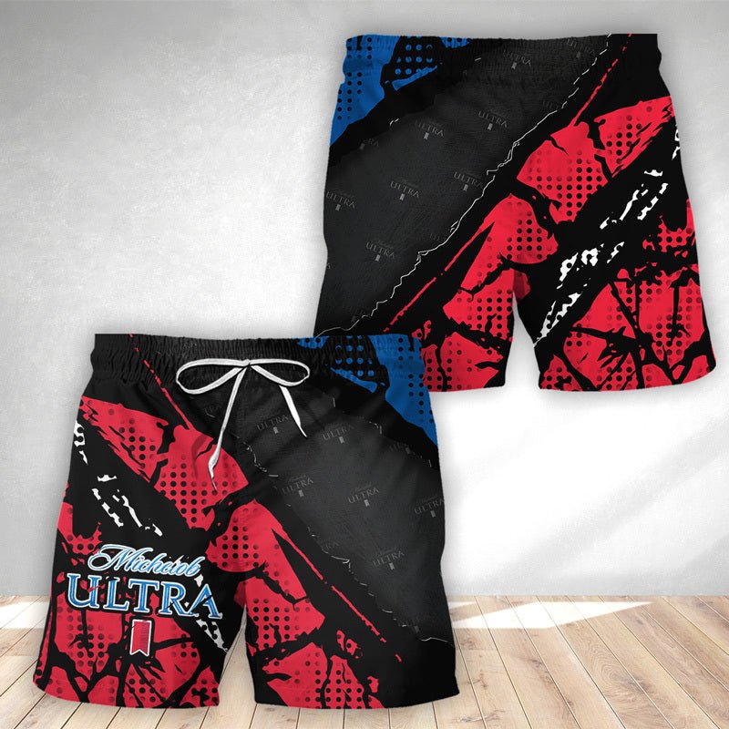 Halftone Michelob Ultra Swim Trunks - VinoVogue.com