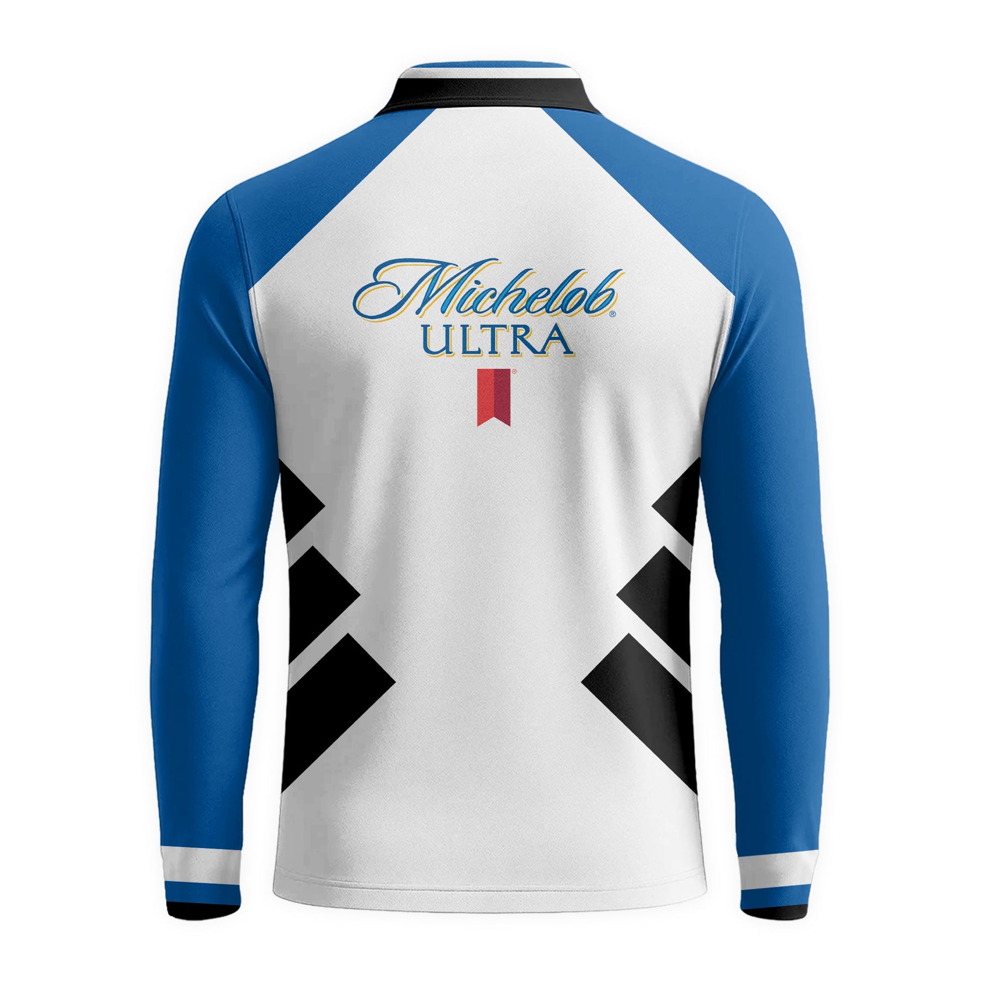  Michelob Ultra Bold Line Golf Long Sleeve Polo Shirt