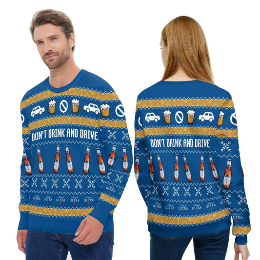 Michelob Ultra Don't Drink And Drive Ugly Sweater - VinoVogue.com