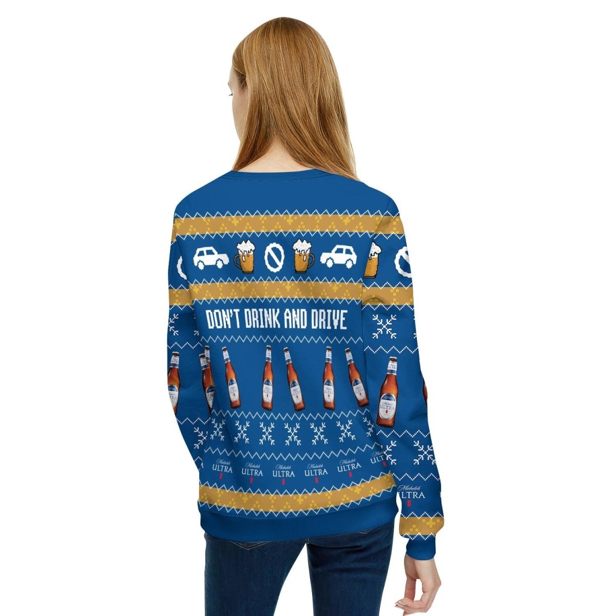 Michelob Ultra Don't Drink And Drive Ugly Sweater - VinoVogue.com