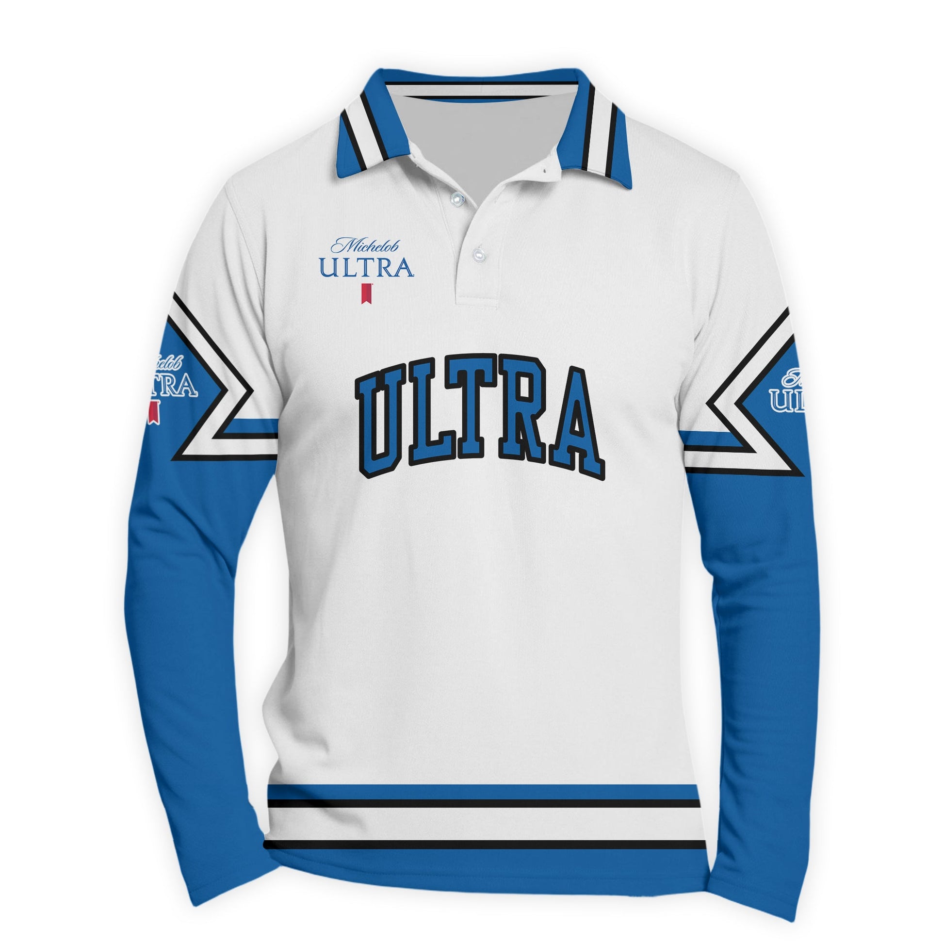  Michelob Ultra Fieldcore Golf Long Sleeve Polo Shirt