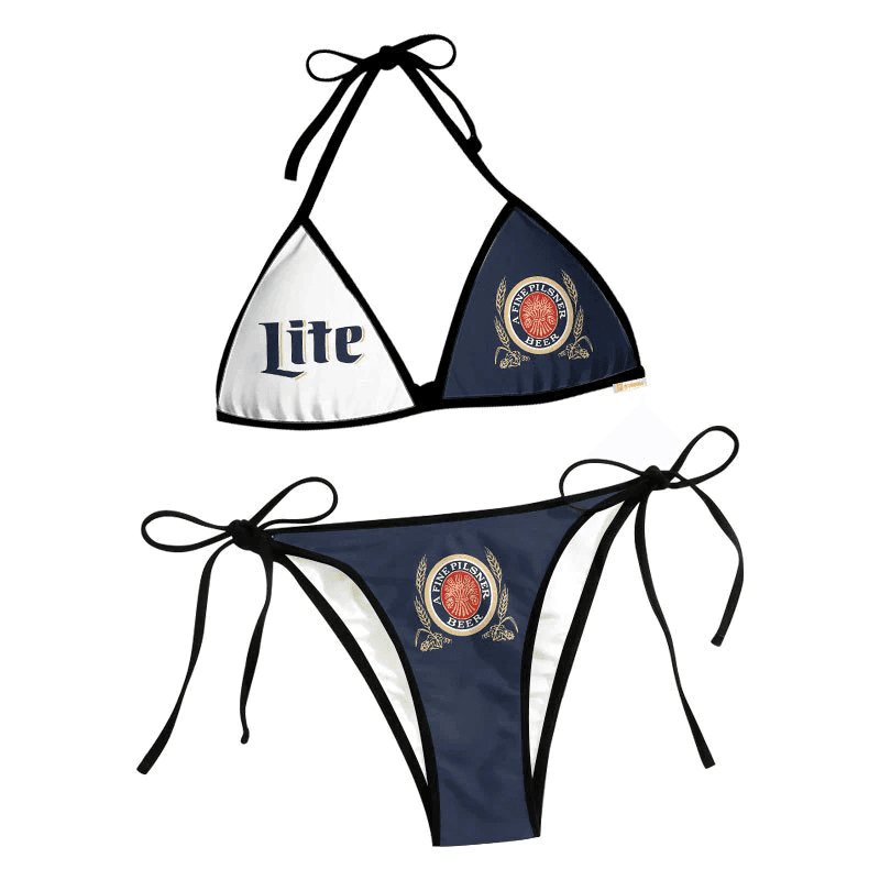 Miller Lite Basic Triangle Bikini - VinoVogue.com