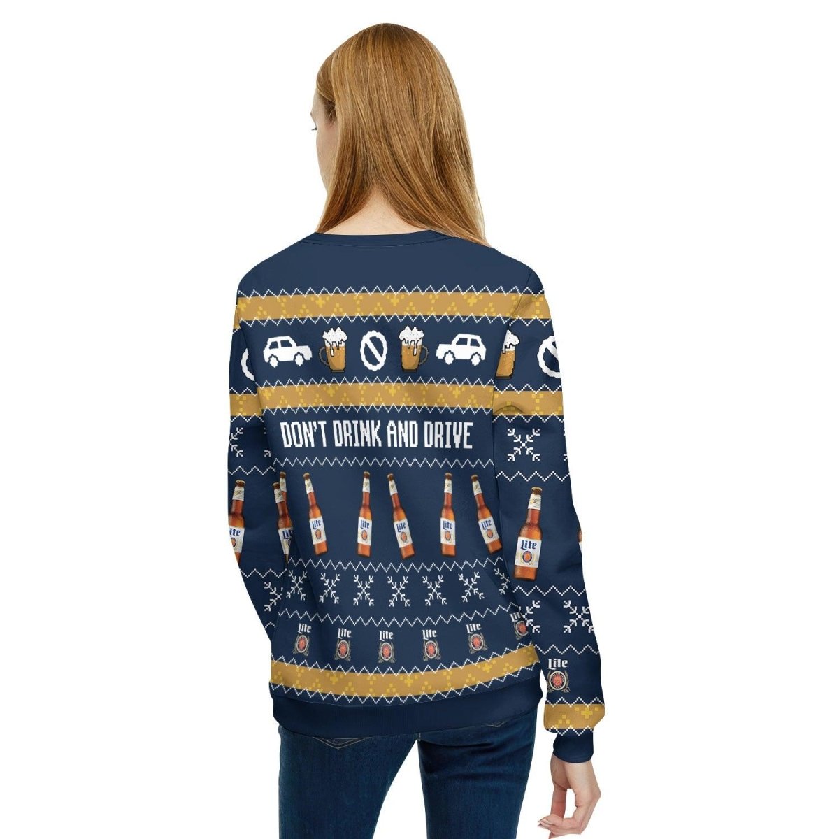 Miller Lite Don't Drink And Drive Ugly Sweater - VinoVogue.com