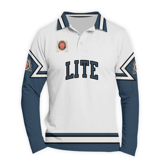  Miller Lite Fieldcore Golf Long Sleeve Polo Shirt