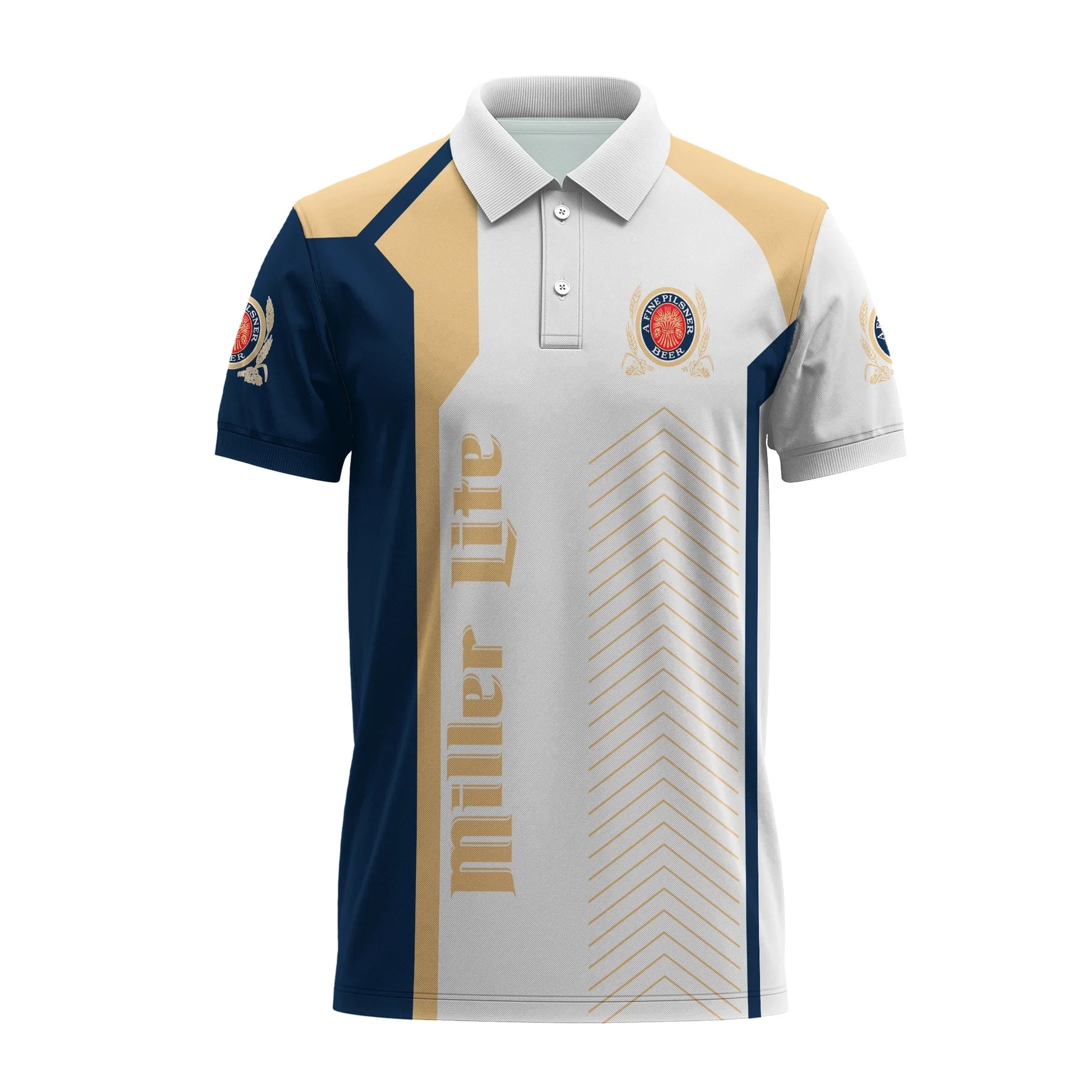 Miller Lite Modern Motorsport Polo Shirt
