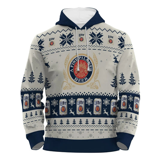 Miller Lite Snowy Sips Pullover & Zip Hoodie