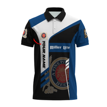 Personalized Miller Lite Speedline Legacy Polo Shirt