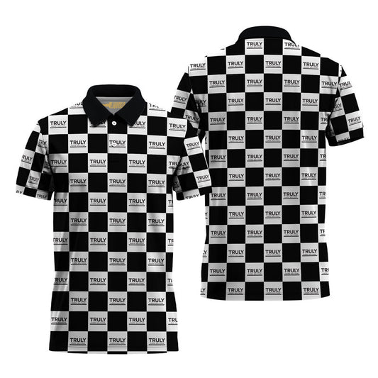 Truly Hard Seltzer Collab Gingham Polo Shirt