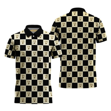 Guinness Collab Gingham Polo Shirt - VinoVogue.com