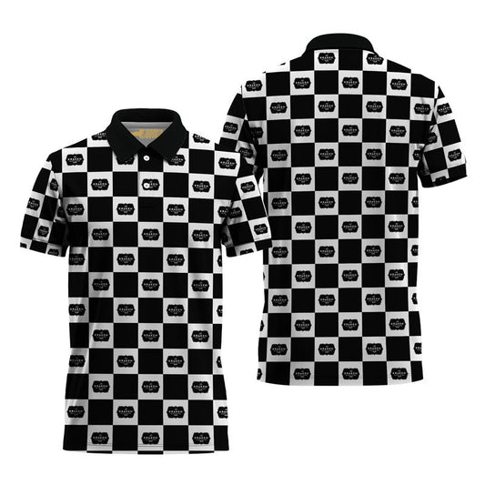 Kraken Rum Collab Gingham Polo Shirt