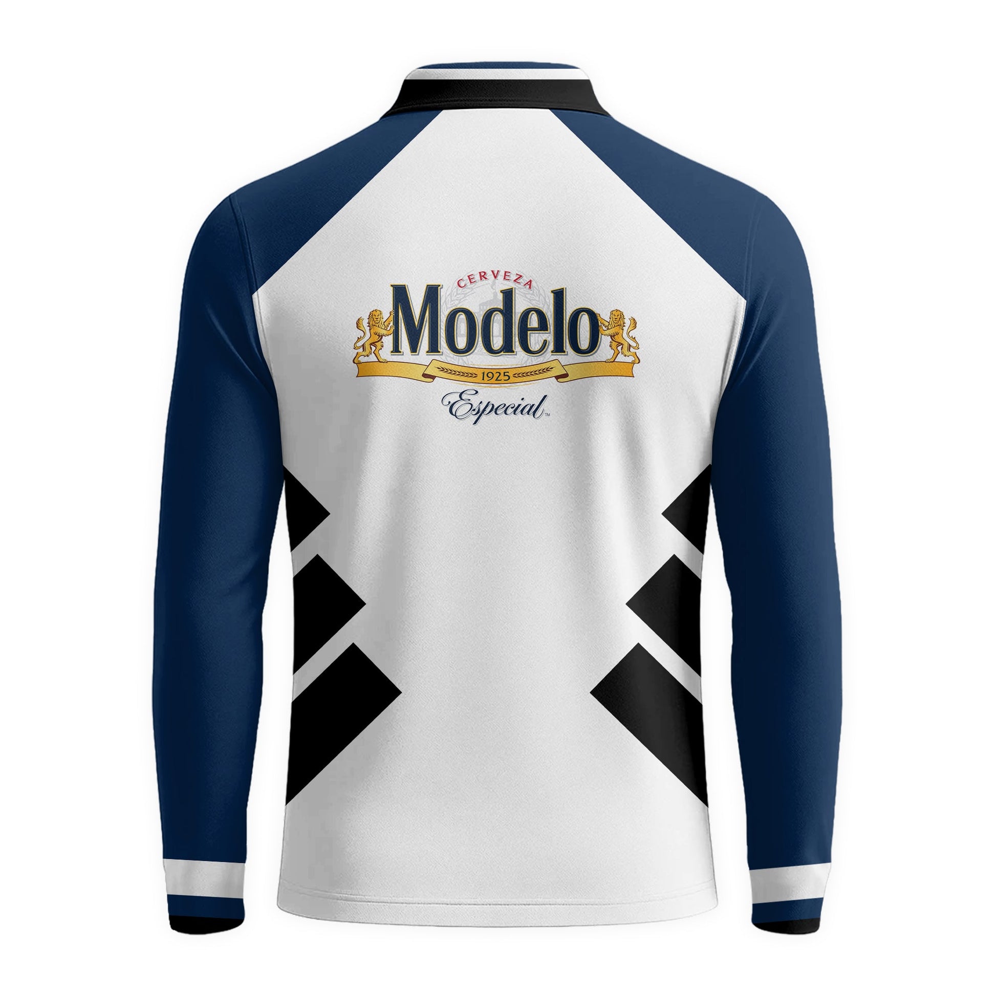  Modelo Bold Line Golf Long Sleeve Polo Shirt