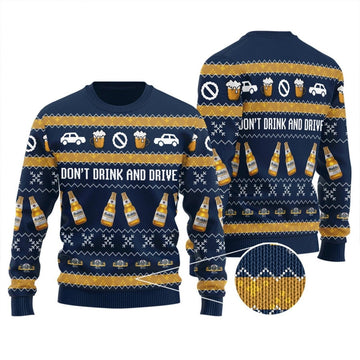 Modelo Don't Drink And Drive Ugly Sweater - VinoVogue.com